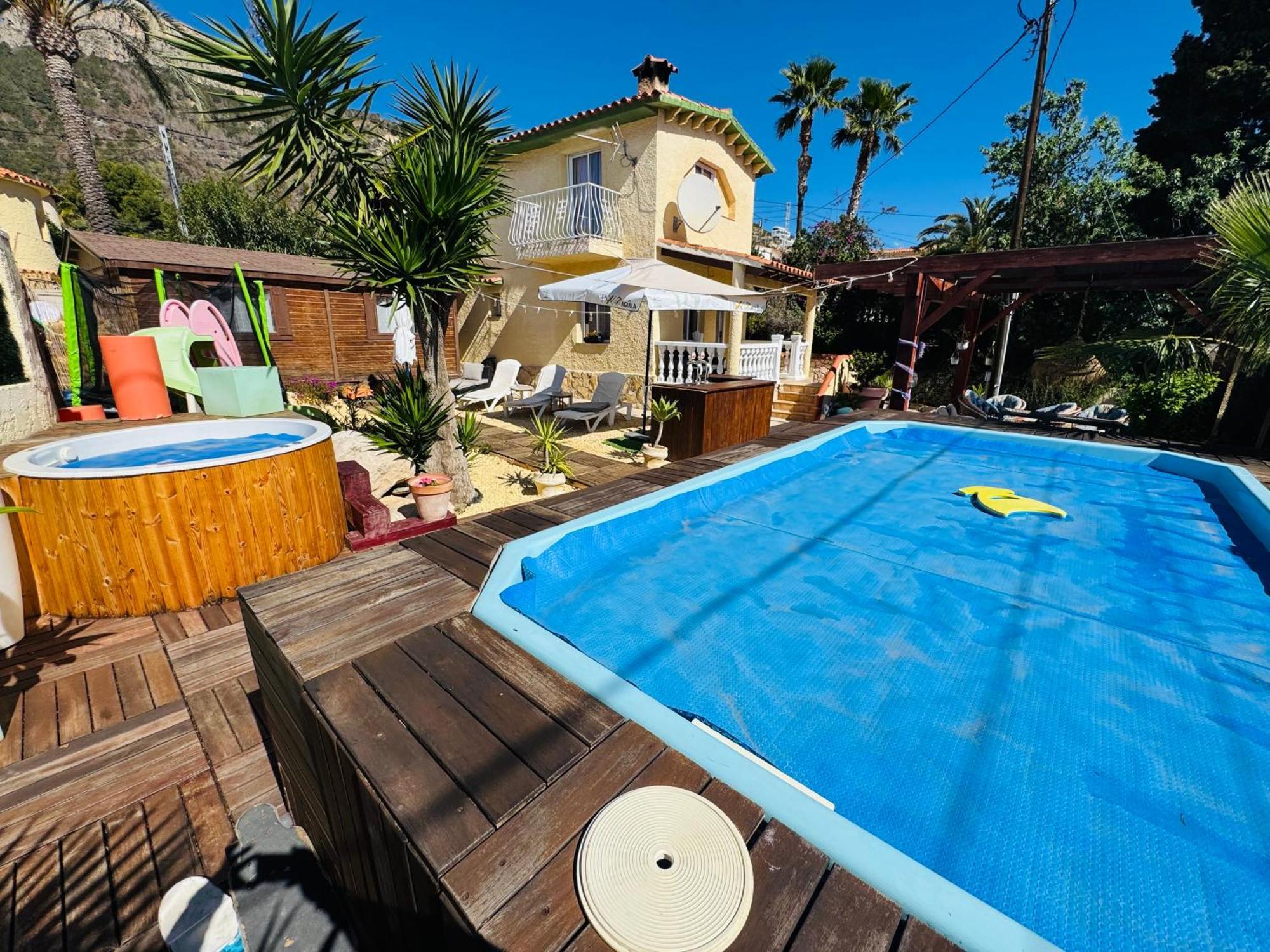 Calpe Chalet Privado Piscina A 5Min De La Playa Y Centro Jacuzzi Barbacoa Wifi Aire Εξωτερικό φωτογραφία