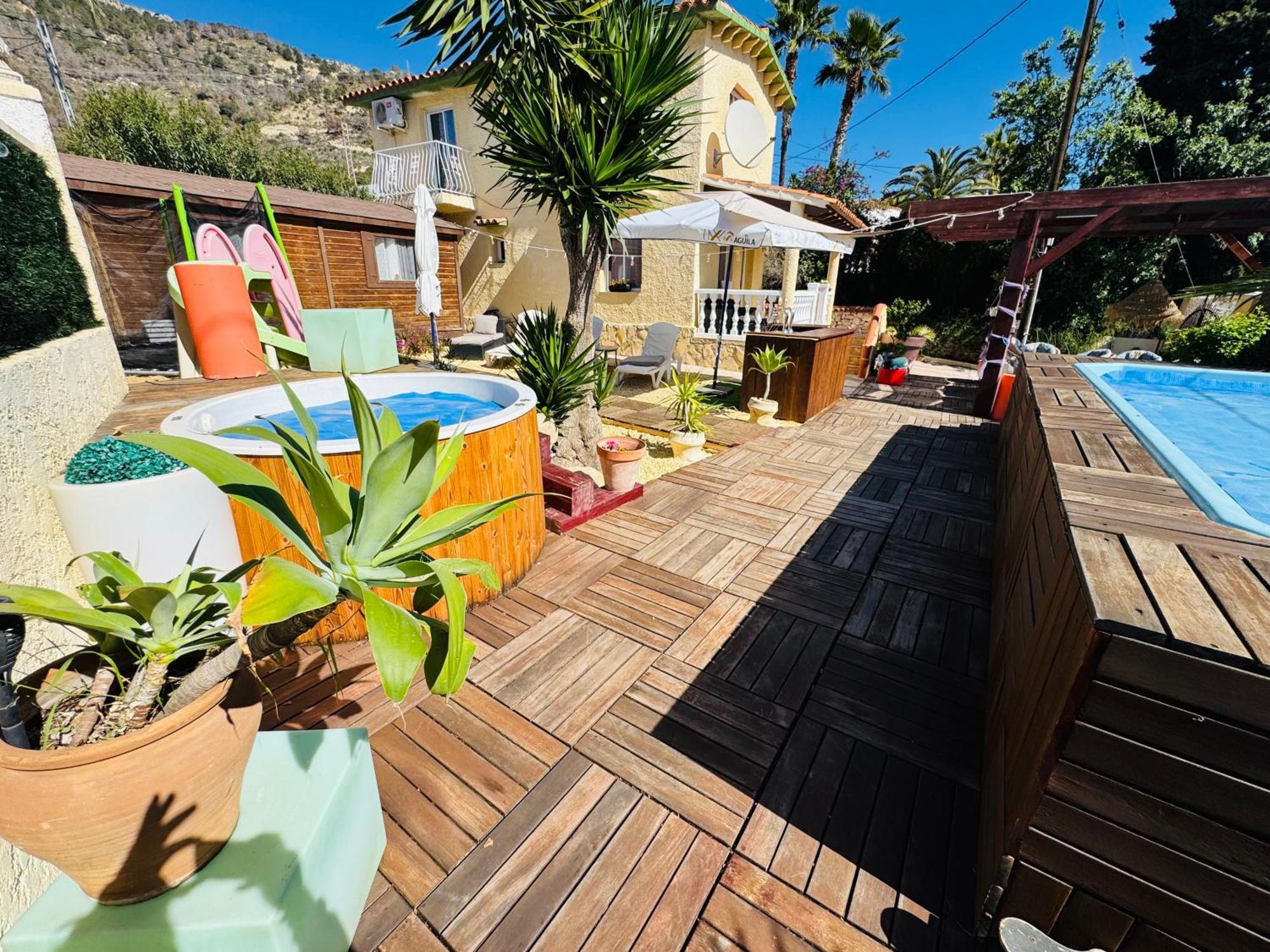 Calpe Chalet Privado Piscina A 5Min De La Playa Y Centro Jacuzzi Barbacoa Wifi Aire Εξωτερικό φωτογραφία